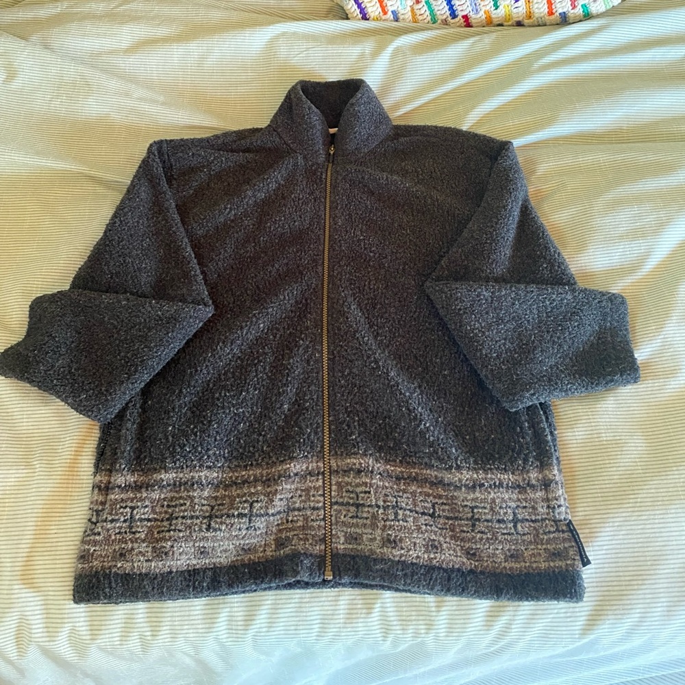 Vintage Women’s Columbia Zip-up Wool Sweater